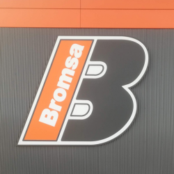 Bromsa Oy, alumiinikomposiitti logo